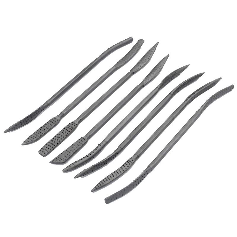 DGOL 8pcs 8 inch Cute Strong Wood Carving File Kit Double End Refiller Rasp Filing Tool Set - Image 3